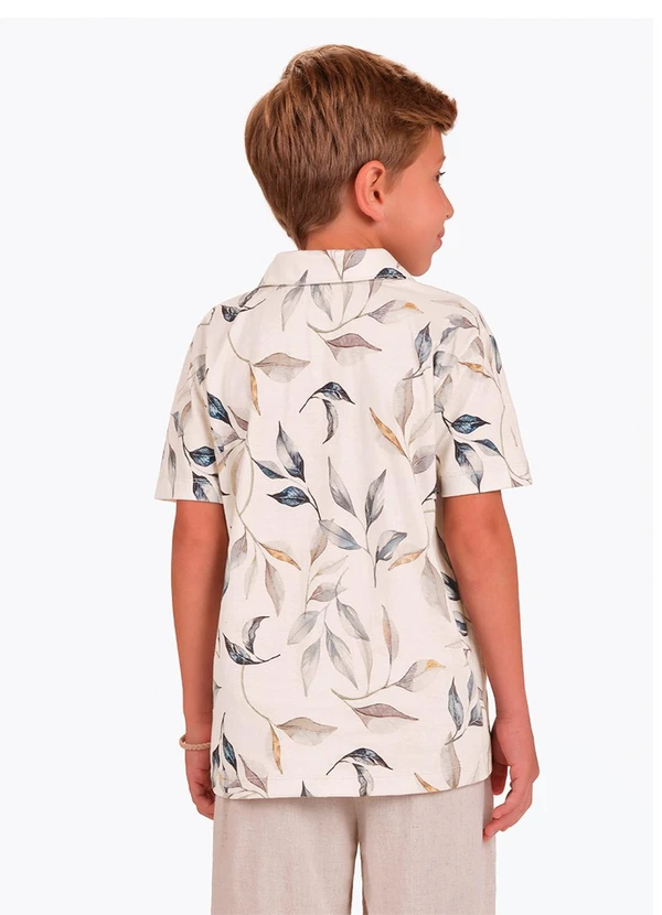 Trick Nick - Camisa Masculina Bege 2