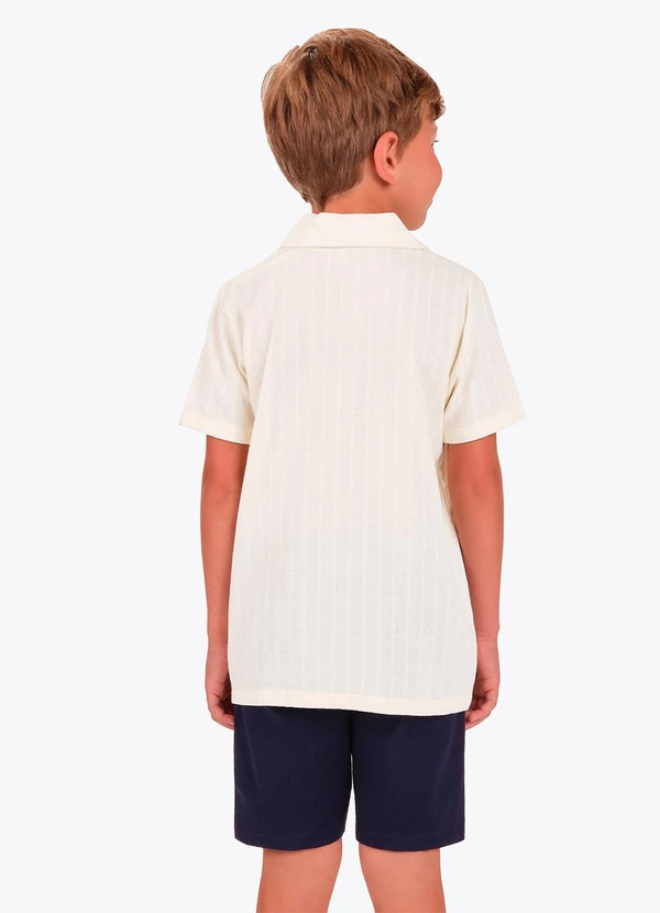 Trick Nick - Camisa Masculina Bege 2