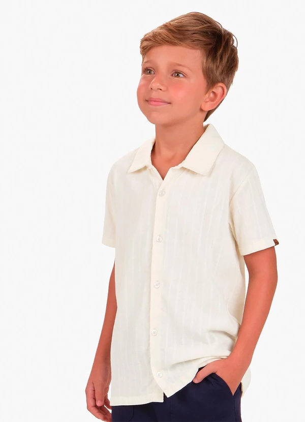 Trick Nick - Camisa Masculina Bege 4