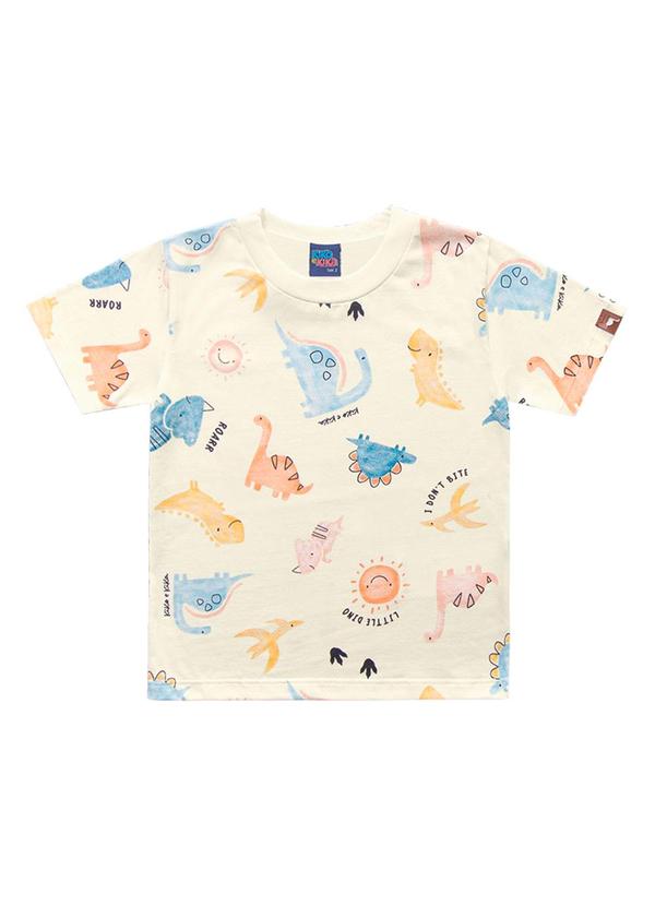 Kiko e Kika - Camisa Mc Bege