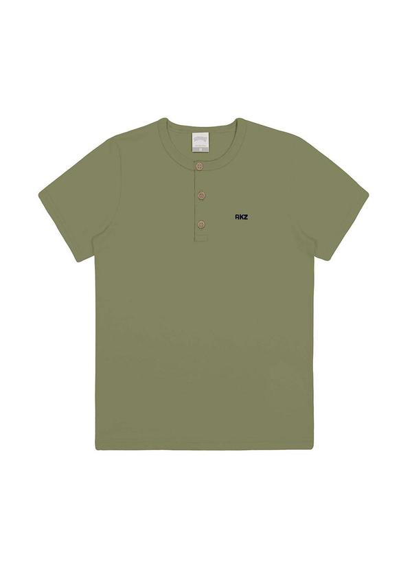 Alakazoo - Camisa Menino Gola Padre Bordado Frontal Verde 3