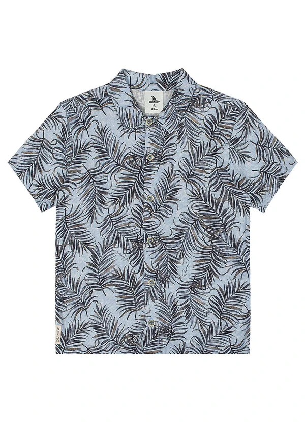 Quimby - Camisa Menino Viscose Azul 3