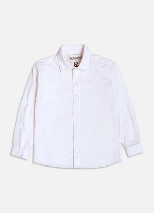 Youccie - Camisa Off de Tricoline Off White - YOUCCIE