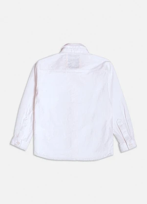 Youccie - Camisa Off de Tricoline Off White - YOUCCIE