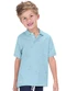 Trick Nick - Camisa Polo Infantil em Cotton Cinza - variação: Azul