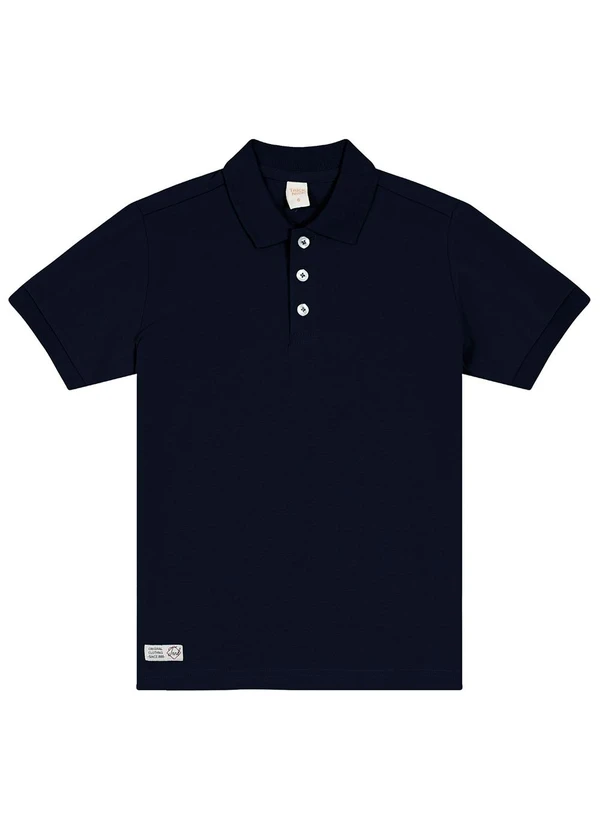 Trick Nick - Camisa Polo Infantil Masculina Azul