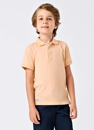 Trick Nick - Camisa Polo Infantil Masculina Bege - TRICK NICK