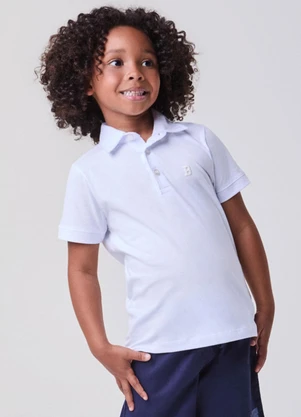 Bimbi - Camisa Polo Off White Off White - BIMBI