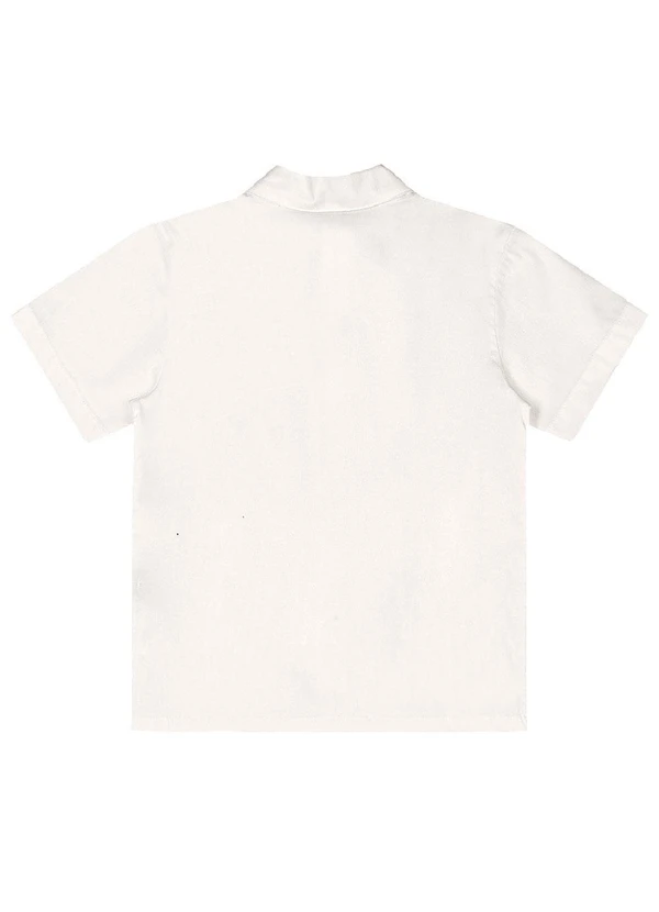 Quimby - Camisa Social Infantil em Tricoline Branco 4