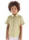 Quimby - Camisa Social Infantil em Tricoline Verde - variação: Verde