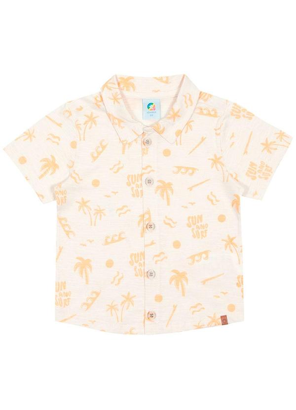 Alenice - Camisa Sun & Surf Meninos Branco