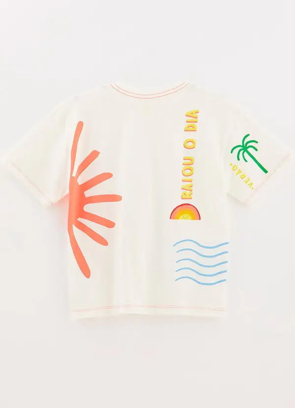 Bento - Camiseta em Malha Branco