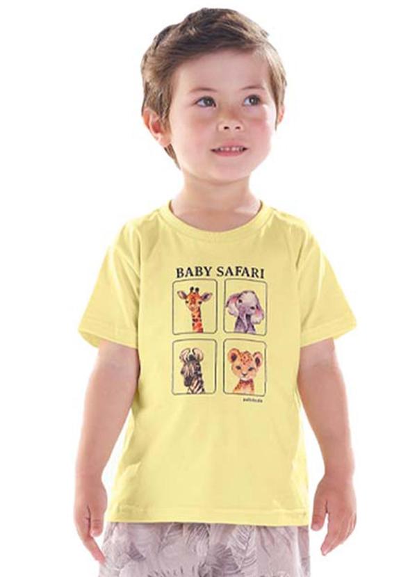 Pulla Bulla - Camiseta Malha Amarelo