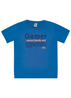 Pulla Bulla - Camiseta Malha Azul - PULLA BULLA