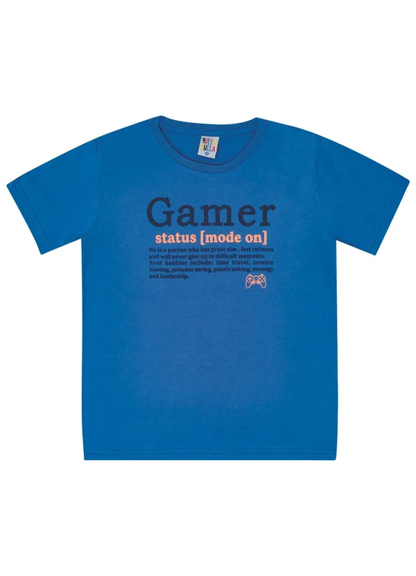 Pulla Bulla - Camiseta Malha Azul