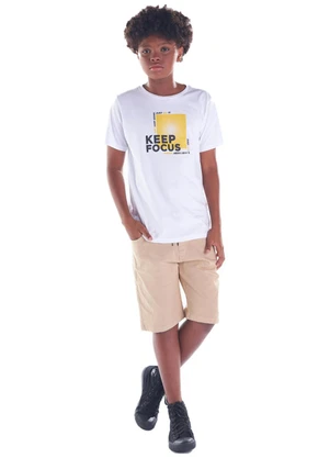 Pulla Bulla - Camiseta Malha Branco - PULLA BULLA