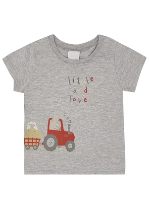 Pulla Bulla - Camiseta Malha Cinza - PULLA BULLA