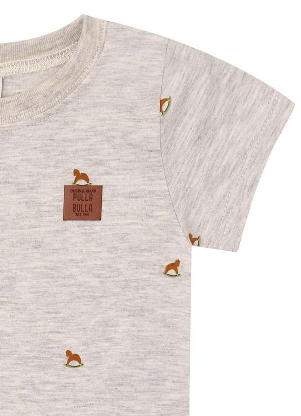 Pulla Bulla - Camiseta Malha Cinza 2