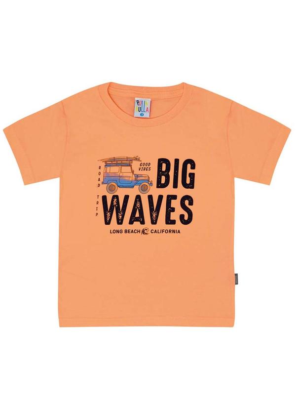 Pulla Bulla - Camiseta Malha Laranja