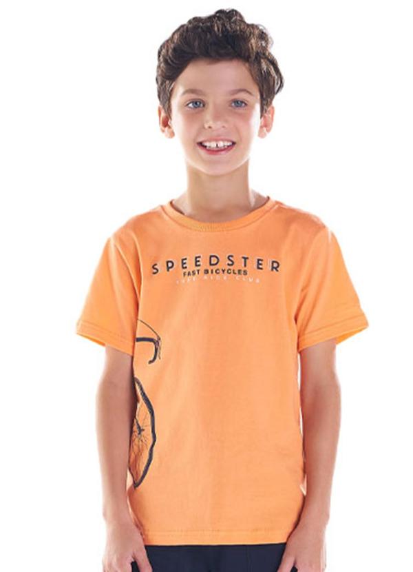 Pulla Bulla - Camiseta Malha Laranja