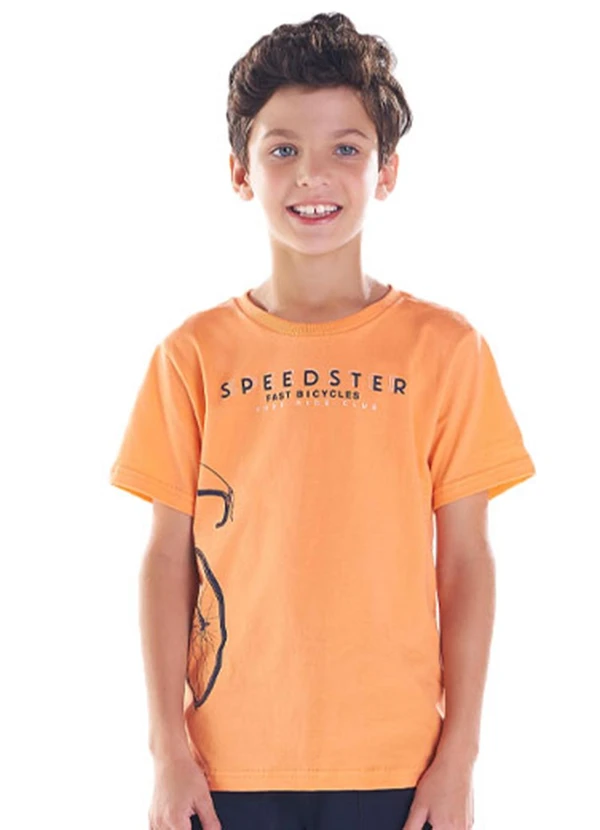 Pulla Bulla - Camiseta Malha Laranja