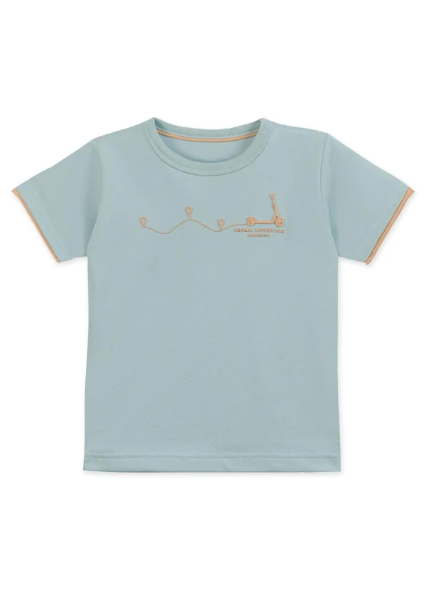 Marisol - Camiseta Manga Curta Infantil Bege