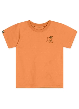 Marisol - Camiseta Manga Curta Infantil Laranja - MARISOL
