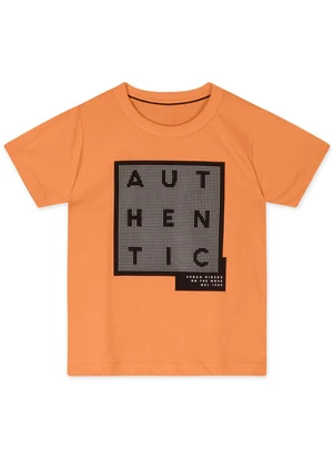 Marisol - Camiseta Manga Curta Infantil Laranja - MARISOL