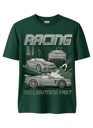 Malwee Kids - Camiseta Racing Verde Escuro - MALWEE KIDS
