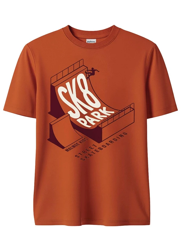 Malwee Kids - Camiseta Sk8 Park Terracota 1
