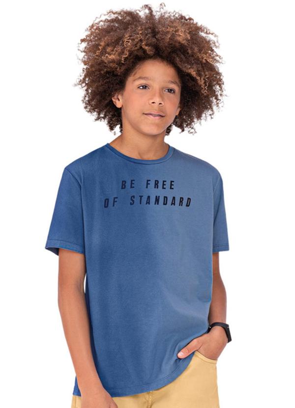 Lemon - Camiseta Teen Menino Azul