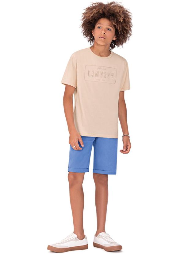 Lemon - Camiseta Teen Menino Bege 2