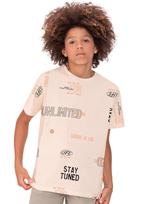 Lemon - Camiseta Teen Menino Laranja