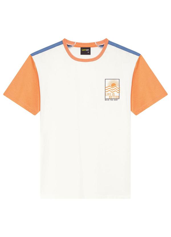 Lemon - Camiseta Teen Menino Off White 3