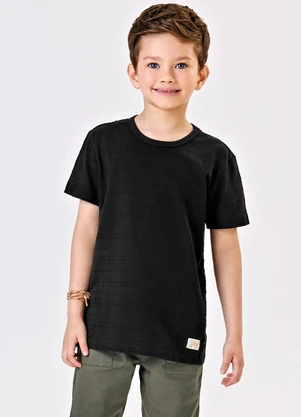 Trick Nick - Camiseta Verão Infantil Masculina Preto - TRICK NICK