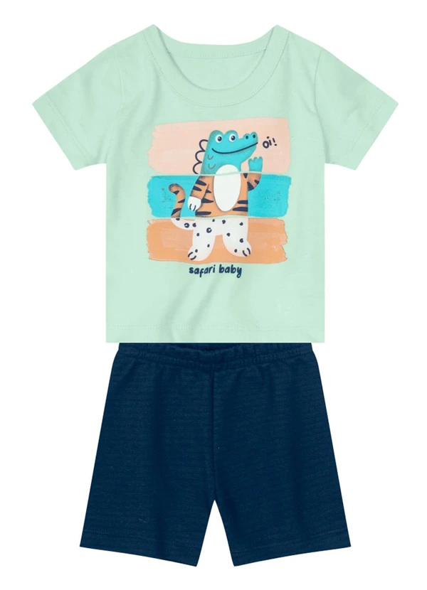 Brandili Baby - Conjunto Bebê Menino Baby Verde 1