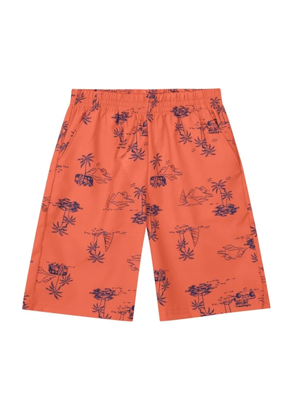 Brandili - Conjunto Menino com Camiseta e Bermuda Azul 2