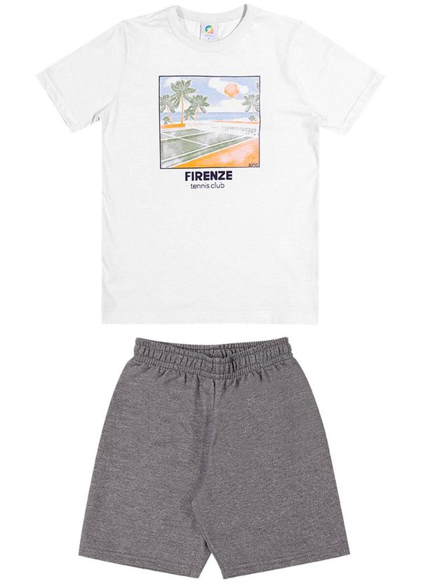 Alenice - Conjunto Teenis Club Menino Branco 2