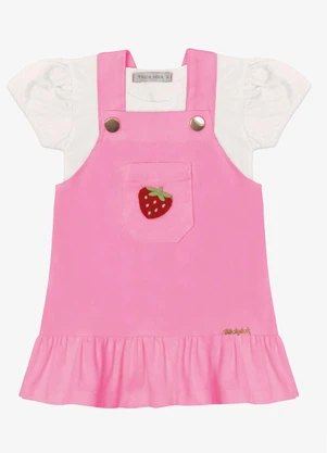 Trick Nick - Conjunto Verão Menina com Bolso Rosa - TRICK NICK