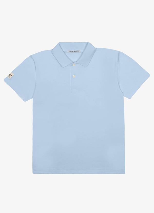 Trick Nick - Polo Infantil Cotton Leve Azul