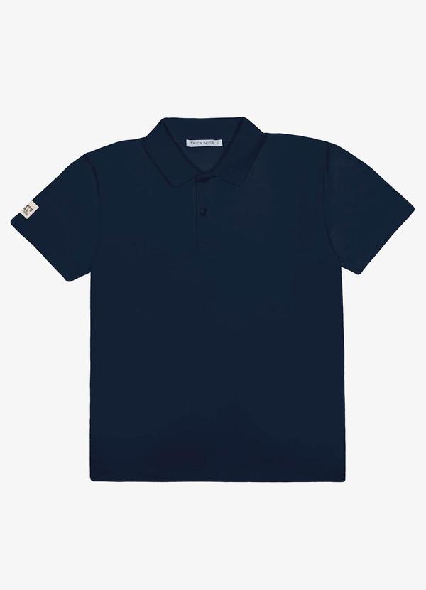 Trick Nick - Polo Infantil Cotton Leve Azul