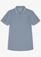 Trick Nick - Polo Infantil Masculina Piquet Marrom - variação: Azul