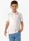 Trick Nick - Polo Infantil Masculina Piquet Azul - variação: Bege