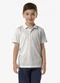 Trick Nick - Polo Infantil Masculino Meia Malha Marrom - variação: Bege