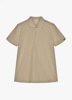 Trick Nick - Polo Infantil Masculino Meia Malha Marrom - TRICK NICK