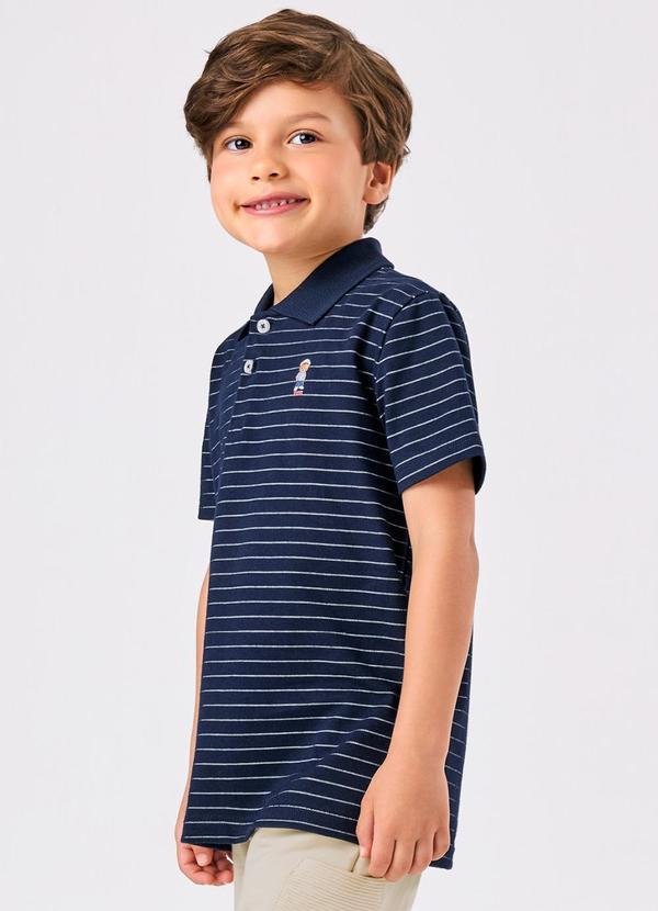 Trick Nick - Polo Menino Cotton Azul 4