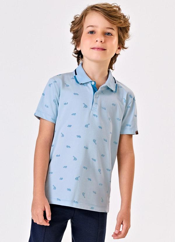 Trick Nick - Polo Menino Cotton Azul