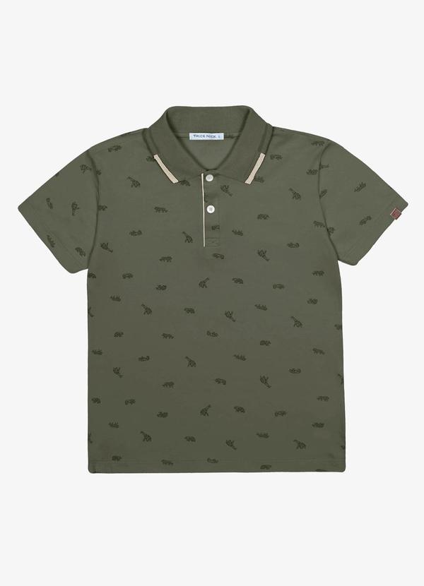 Trick Nick - Polo Menino Cotton Verde