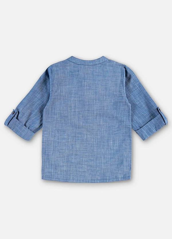 Up Baby - Bata Infantil Masculina Algodão Azul 4