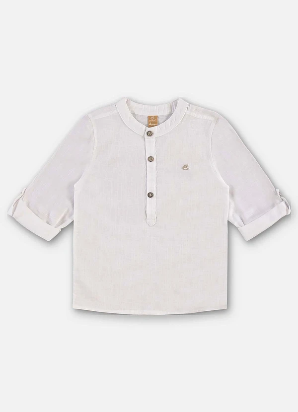 Up Baby - Bata Infantil Masculina Algodão Branco 3